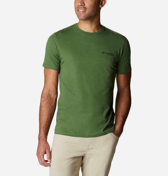 Columbia T-Shirt Herre PHG Grøn VADX13098 Danmark